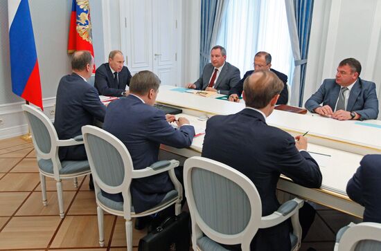 President Vladimir Putin holds meeting in Sochi