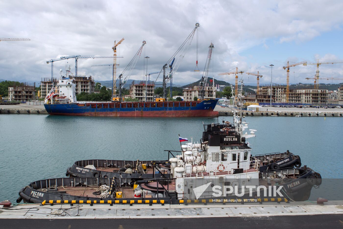 Completion of cargo port in Sochi