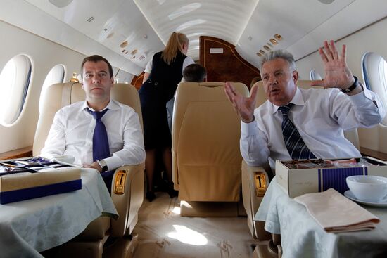 Dmitry Medvedev visits Kuril Islands