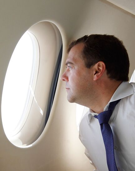 Dmitry Medvedev visits Kuril Islands