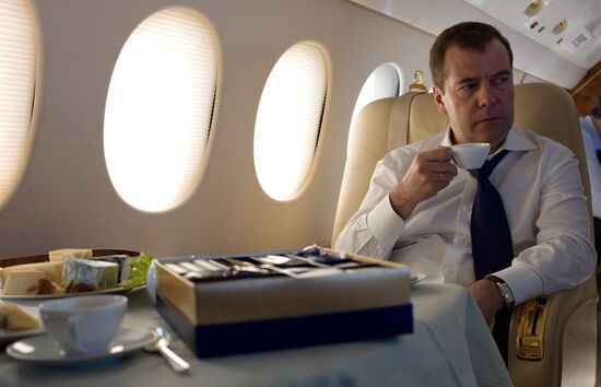 Dmitry Medvedev visits Kuril Islands