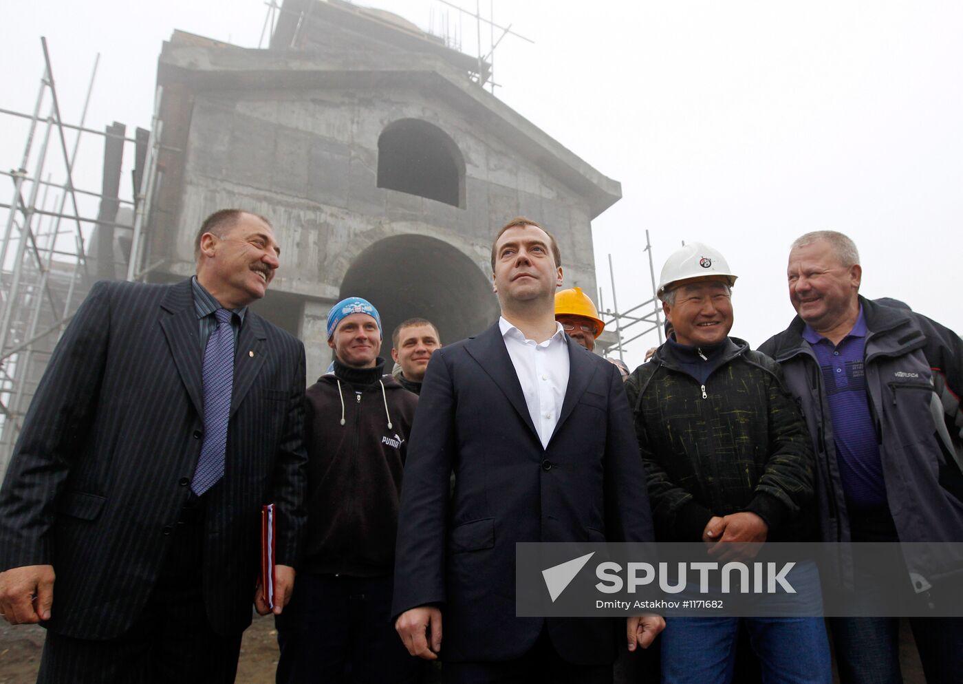 Dmitry Medvedev visits Kuril Islands