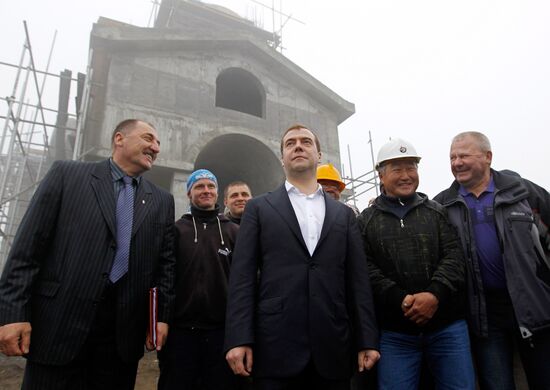 Dmitry Medvedev visits Kuril Islands