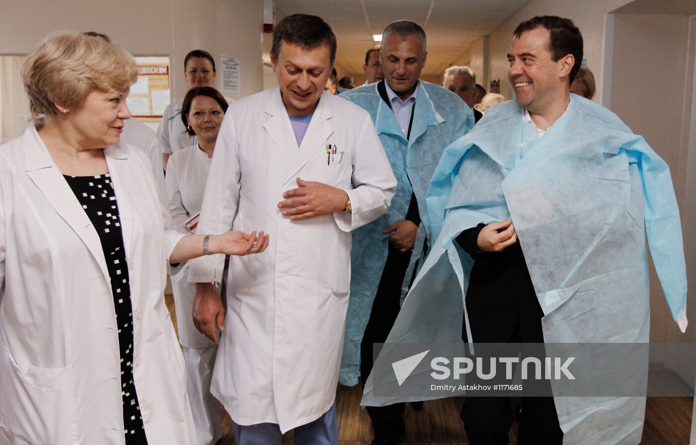 Dmitry Medvedev visits Kuril islands