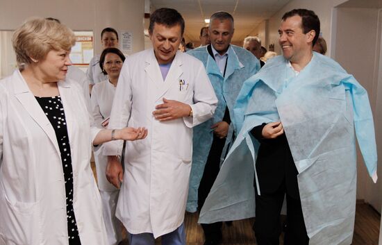 Dmitry Medvedev visits Kuril islands