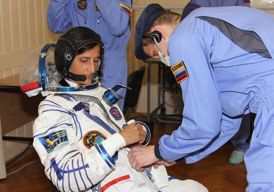 First training session by Soyuz-TMA-05M crew