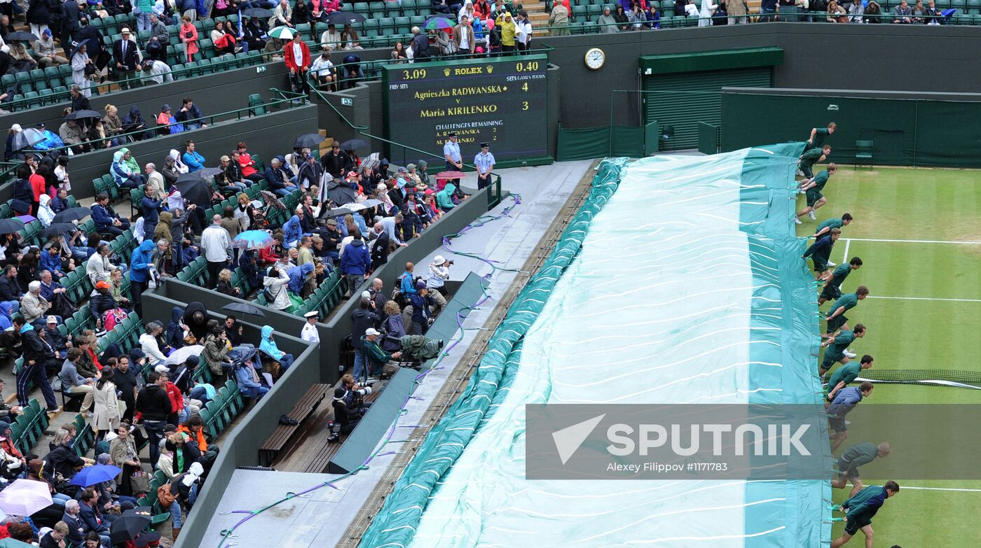 2012 Wimbledon Championships. Day Nine