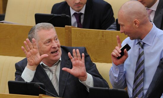 Russian State Duma holds plenary session