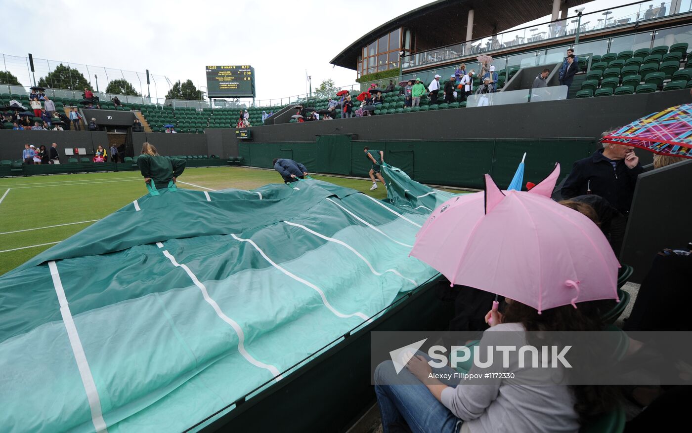 2012 Wimbledon Championships. Day Ten