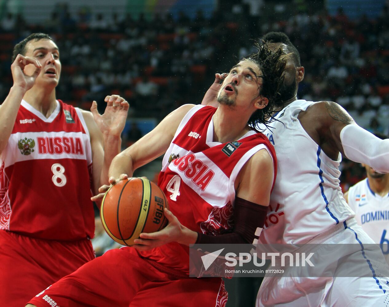 2012 Olympic games qualifiers. Russia vs. Dominican Republic