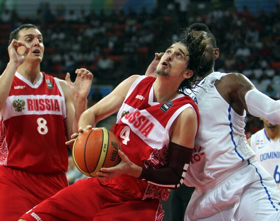 2012 Olympic games qualifiers. Russia vs. Dominican Republic