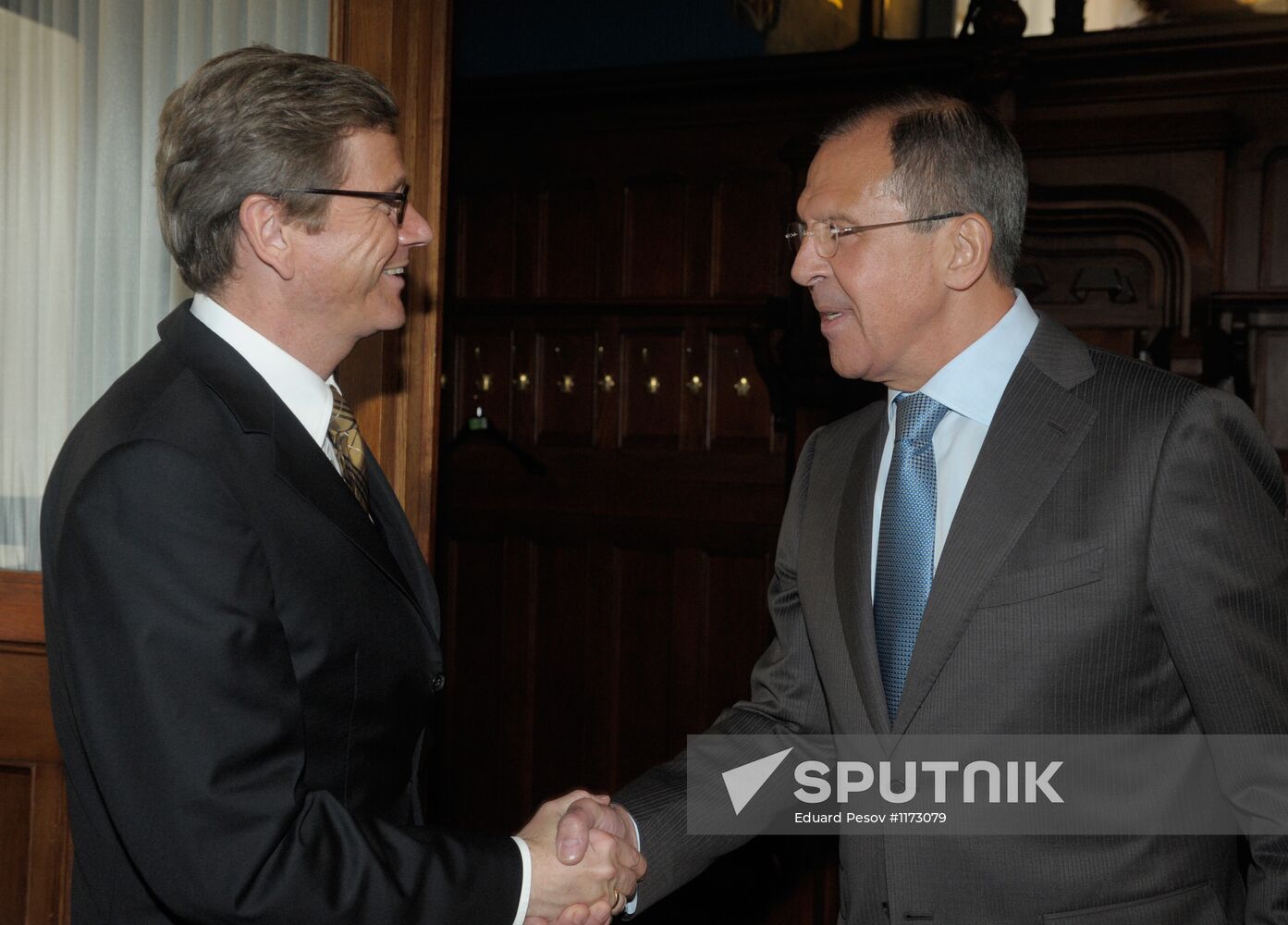 Russian, German Foreign Minsters Lavrov and Westerwelle meeting