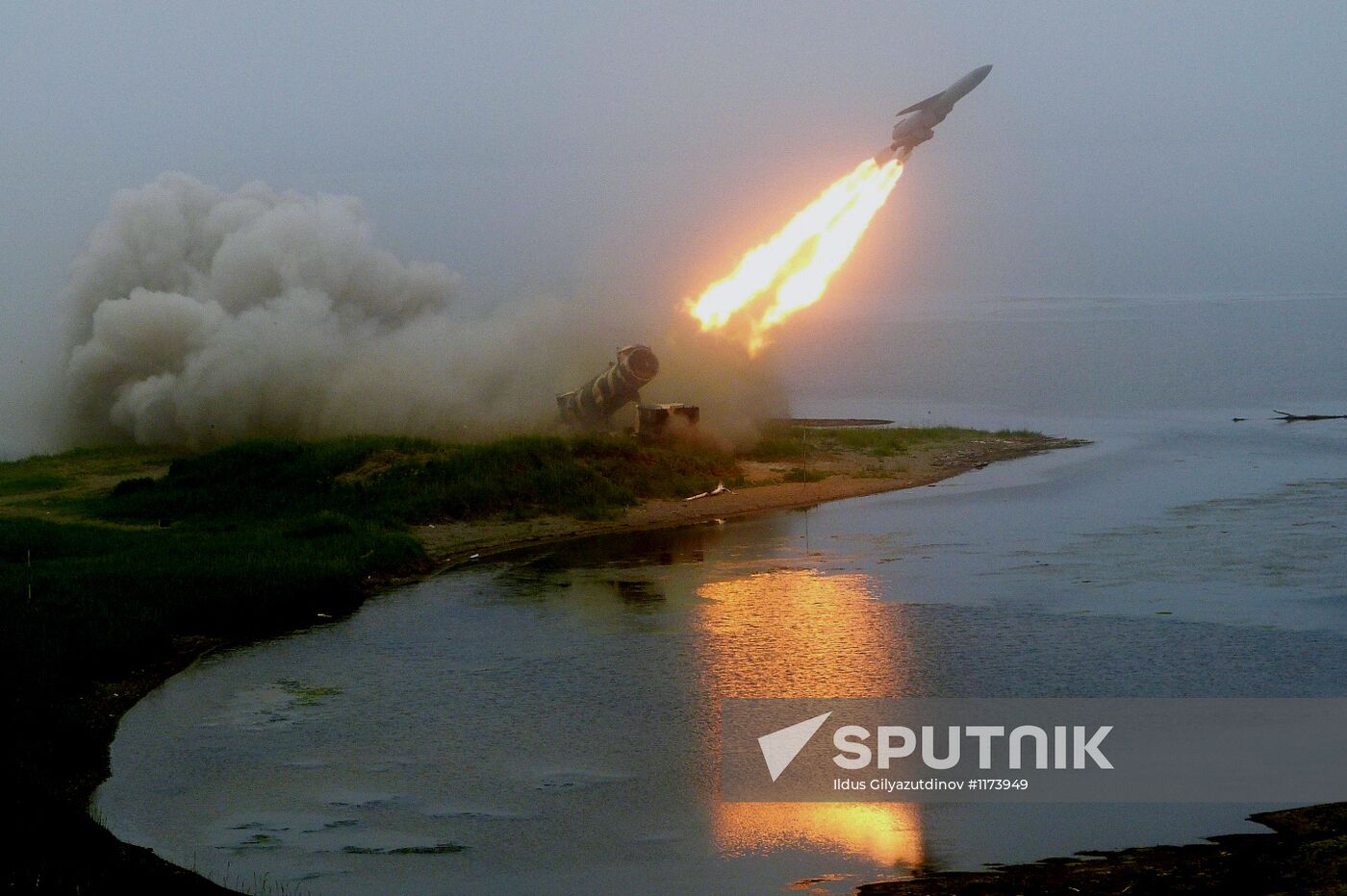 Launch of coastal rocket complex "Redoubt"