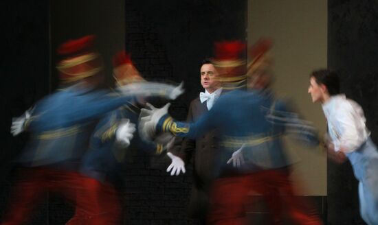 Rehearsal of ballet "Coppelia" by Roland Petit