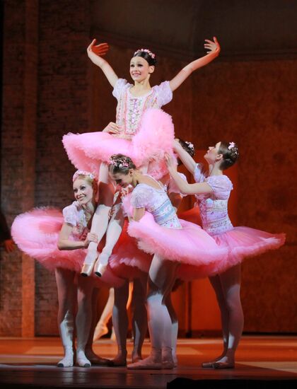 Rehearsal of ballet "Coppelia" by Roland Petit