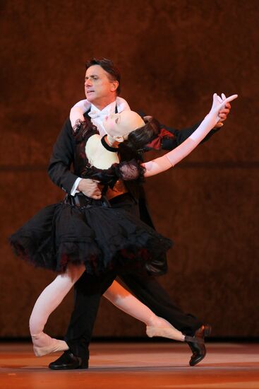 Rehearsal of ballet "Coppelia" by Roland Petit