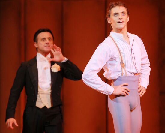 Rehearsal of ballet "Coppelia" by Roland Petit