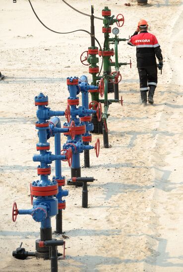 Oil production in cities of Khanty-Mansiysk Autonomous Okrug