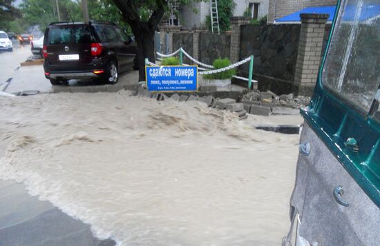 Flooding in Krasnodar Territory