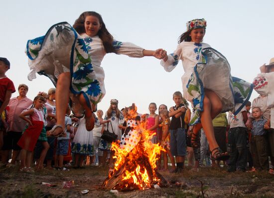 Ivan Kupala Day celebrations in Turov village