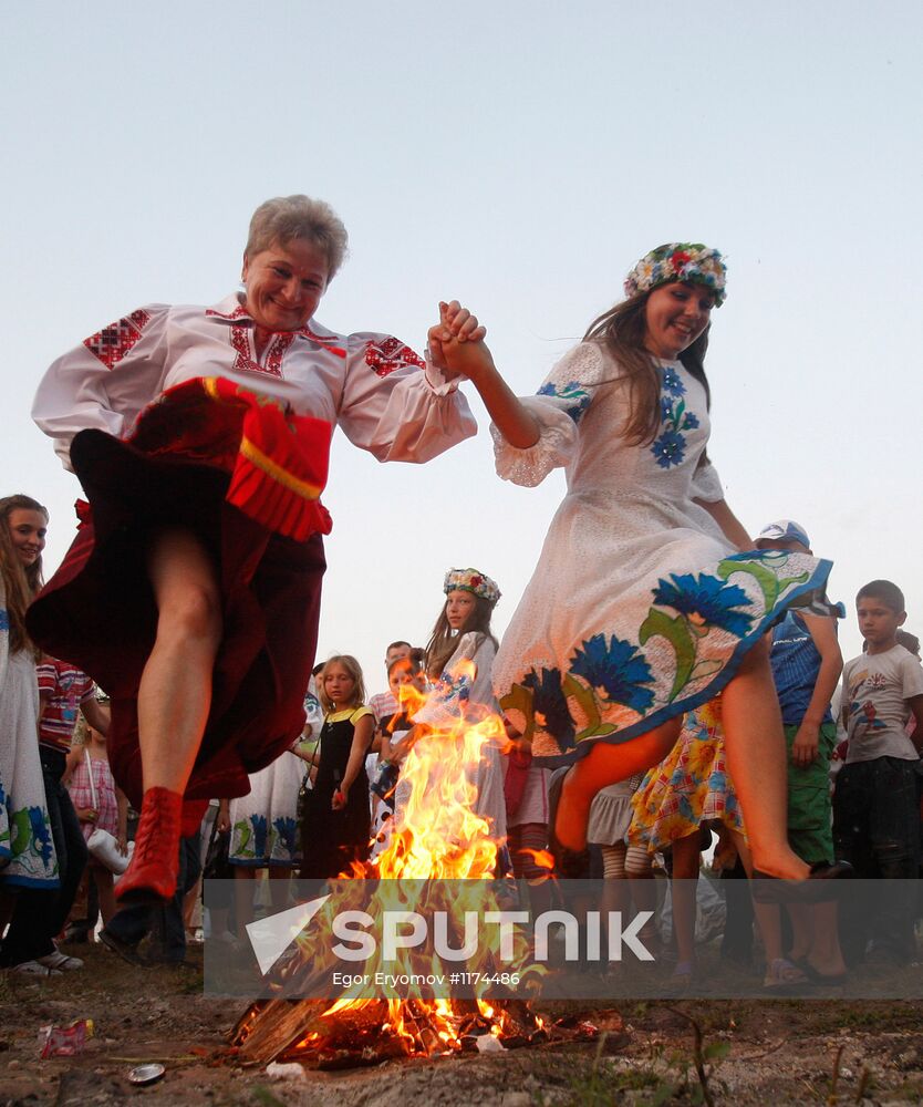 Ivan Kupala Day celebrations in Turov village