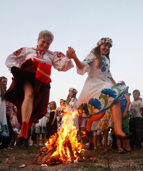 Ivan Kupala Day celebrations in Turov village