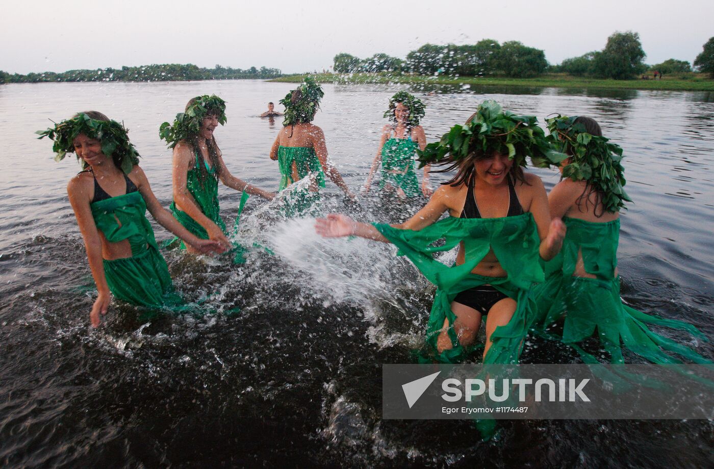 Ivan Kupala Day celebrations in Turov village