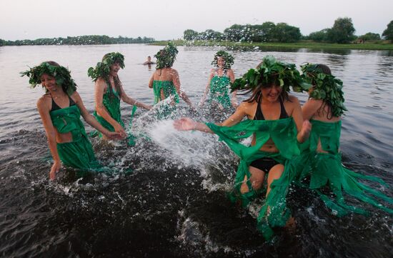 Ivan Kupala Day celebrations in Turov village