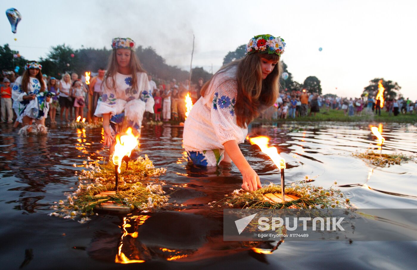 Ivan Kupala Day celebrations in Turov village
