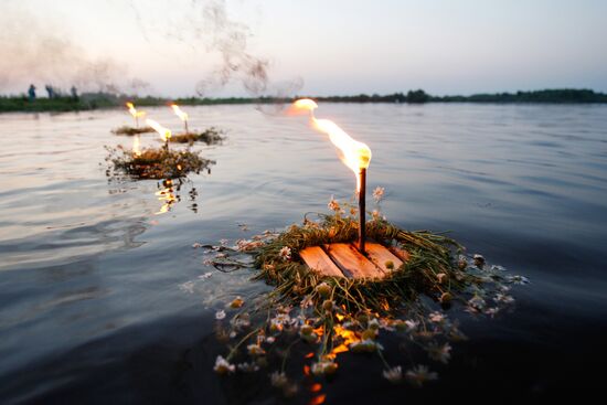 Ivan Kupala Day celebrations in Turov village