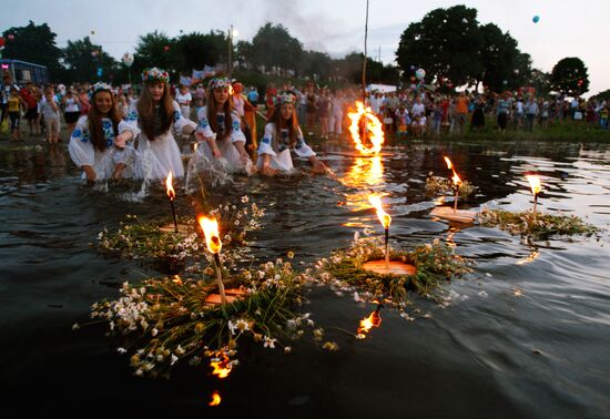 Ivan Kupala Day celebrations in Turov village