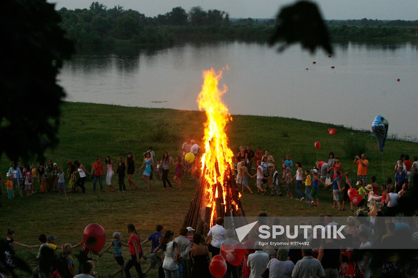 Ivan Kupala Day celebrations in Turov village