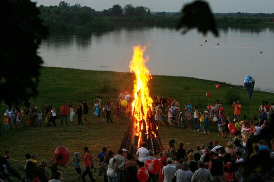 Ivan Kupala Day celebrations in Turov village