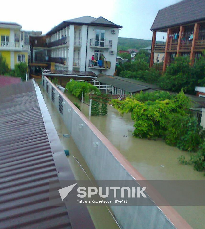 Flooding in Krasnodar Territory