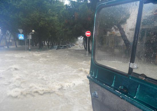 Flooding in Krasnodar Territories
