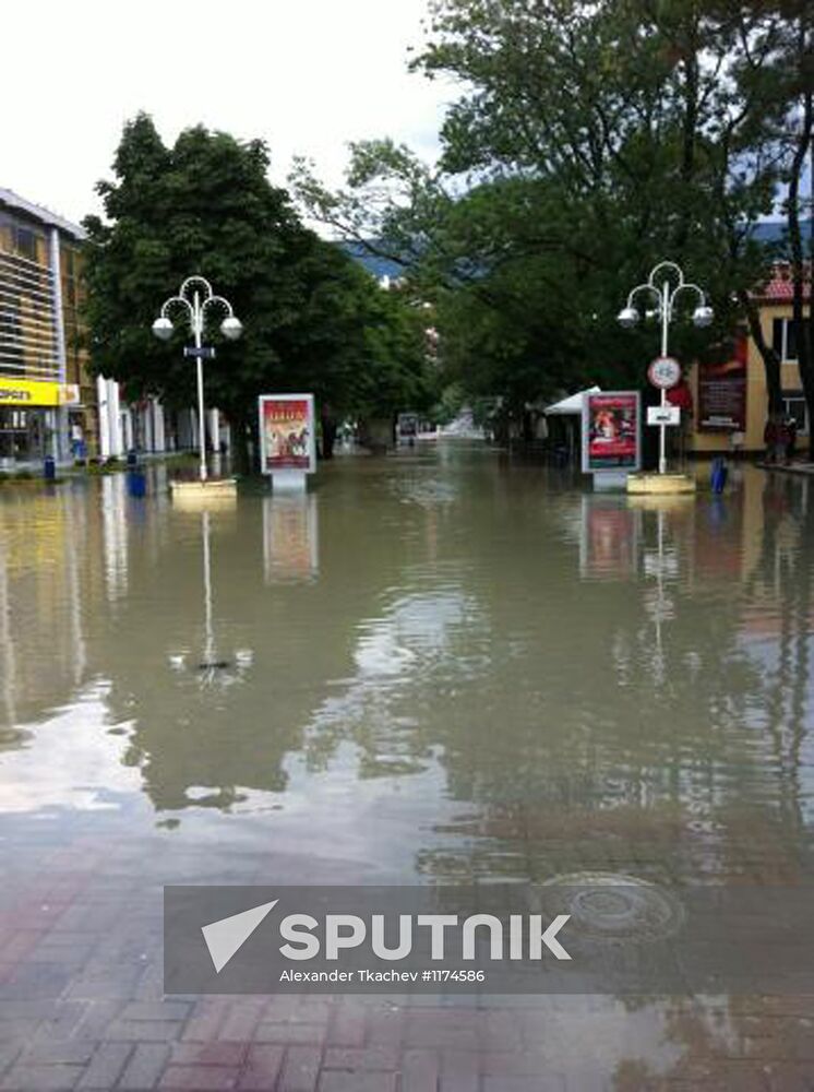 Flooding in Krasnodar Territories