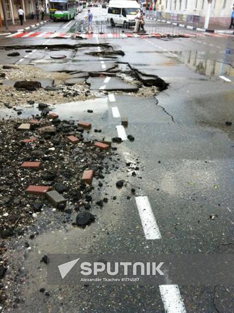 Flooding in Krasnodar Territories