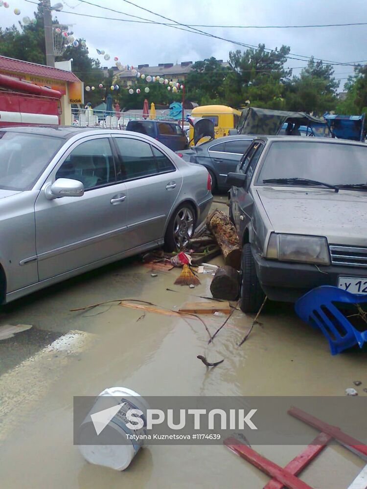 Flooding in Krasnodar Territory