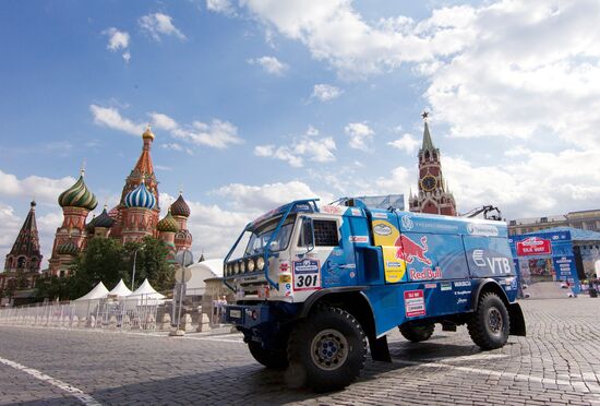 Motorsport. Opening of "Silk Road" rally-raid