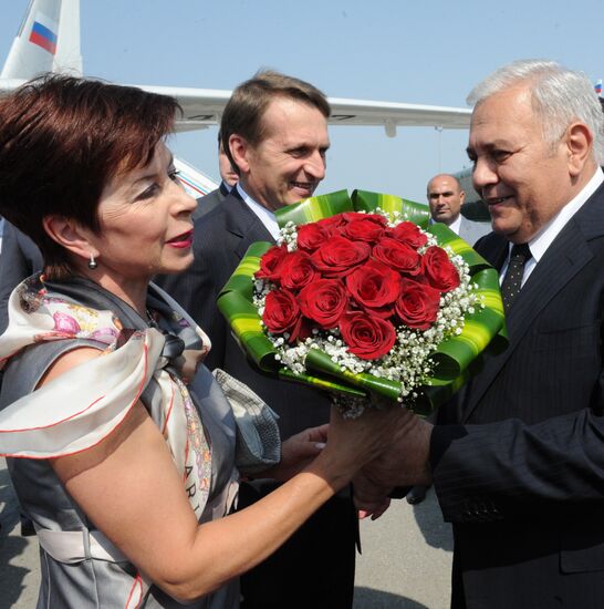 State Duma Speaker Sergey Naryshkin's visit to Baku