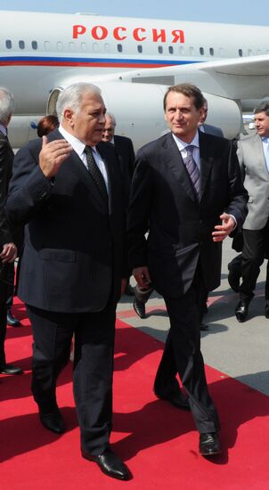 State Duma Speaker Sergey Naryshkin's visit to Baku