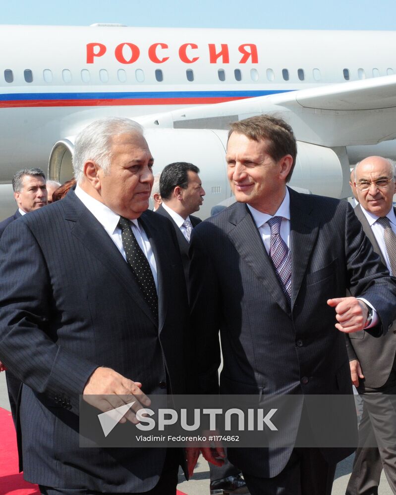 State Duma Speaker Sergey Naryshkin's visit to Baku