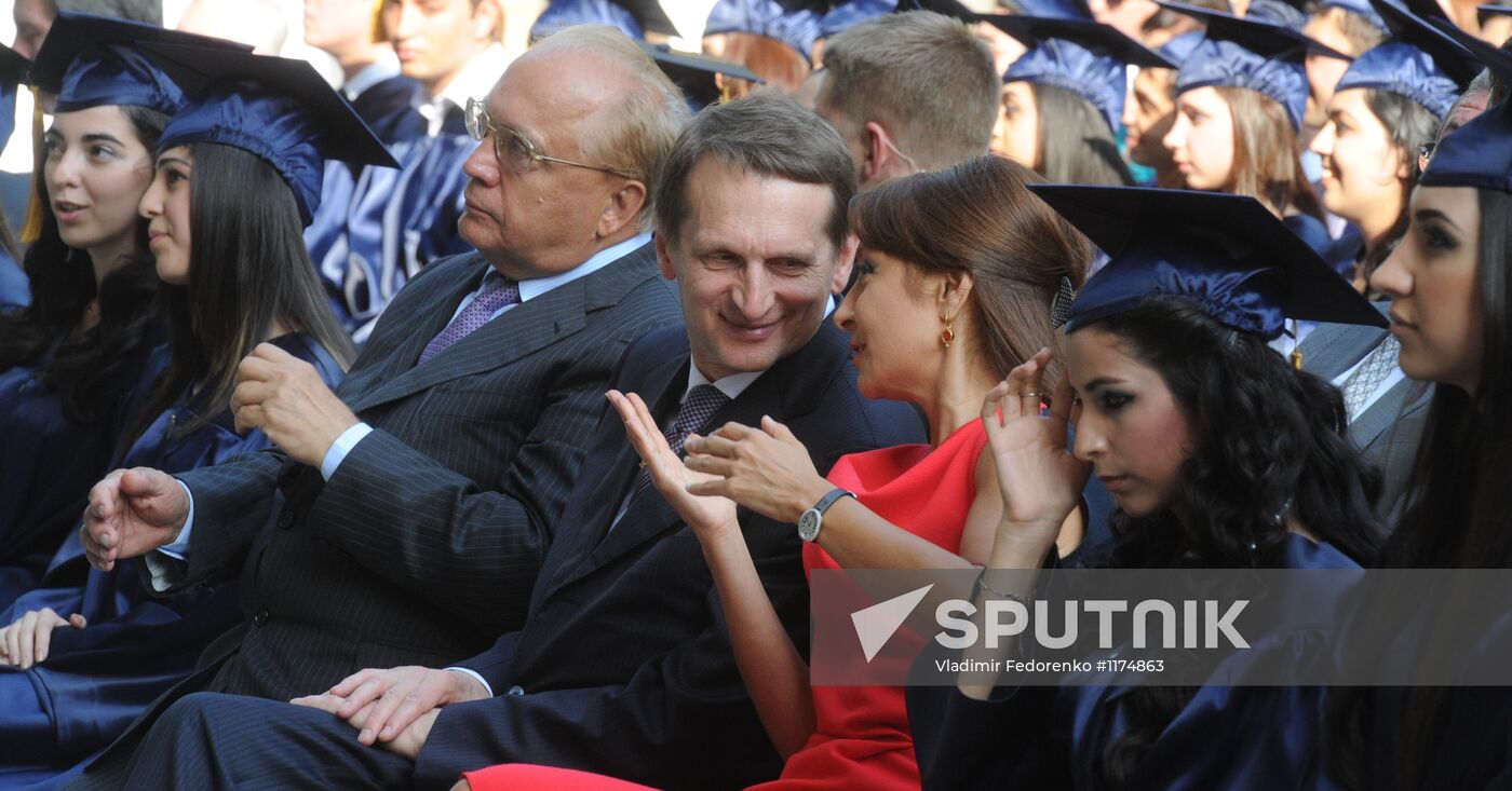 State Duma Speaker Sergey Naryshkin's visit to Baku