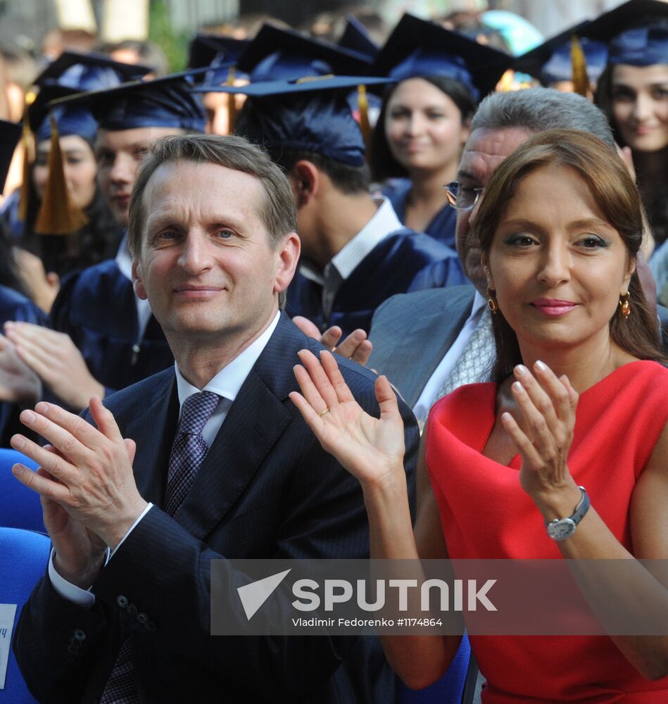 State Duma Speaker Sergey Naryshkin's visit to Baku