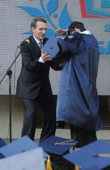 State Duma Speaker Sergey Naryshkin's visit to Baku