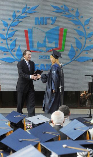 State Duma Speaker Sergey Naryshkin's visit to Baku