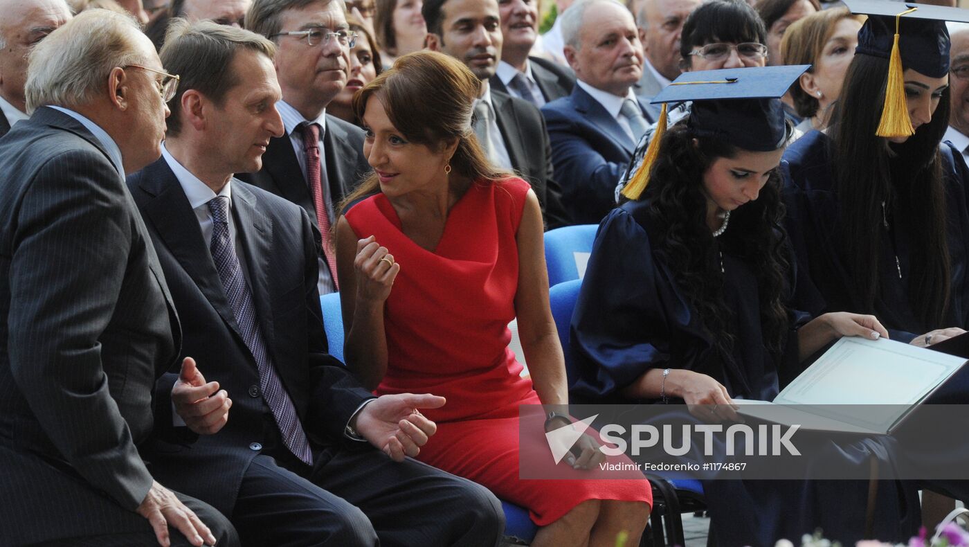State Duma Speaker Sergey Naryshkin's visit to Baku