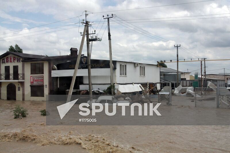 Flooding in Krasnodar Territory