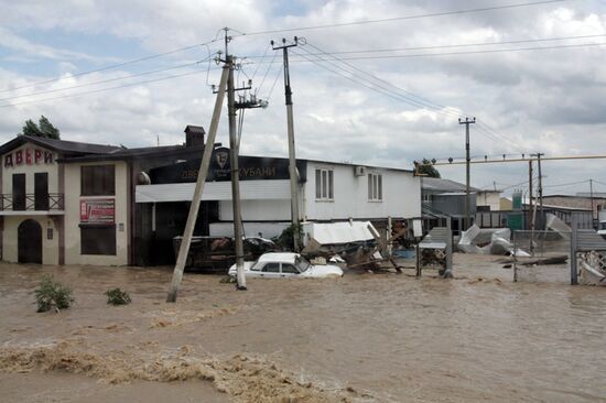 Flooding in Krasnodar Territory