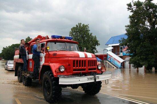 Flooding in Krasnodar Territory